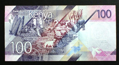 100 Szylingów - Kenia 2019 r.