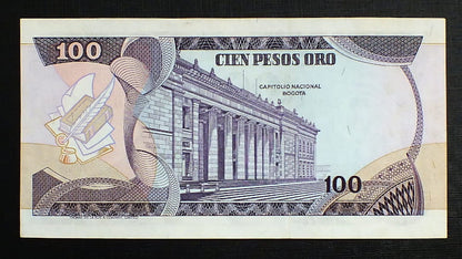 100 Pesos Oro - Kolumbia 1980 r.