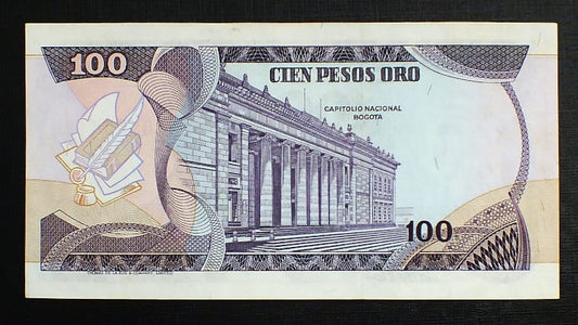 100 Pesos Oro - Kolumbia 1980 r.