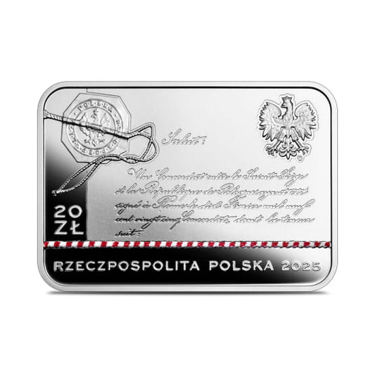 Moneta 20 zł 100-lecie zawarcia Konkordatu między Stolicą Apostolską a Rzecząpospolitą Polską