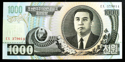 1000 won - Korea Północna 2006 r.