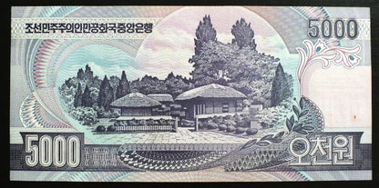 5000 won - Korea Północna 2002 r.
