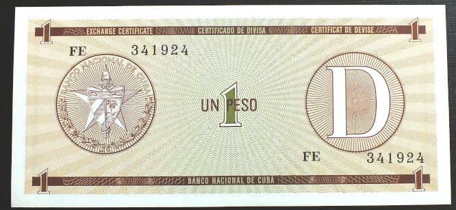 1 Peso KUBA - D