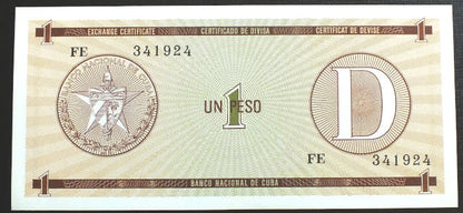 1 Peso KUBA - D