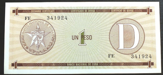 1 Peso KUBA - D