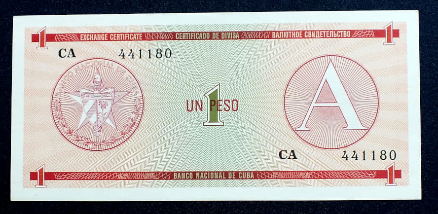 1 Peso KUBA - A