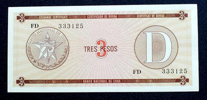 3 peso KUBA - D