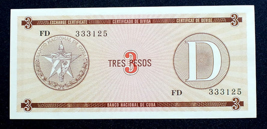 3 peso KUBA - D