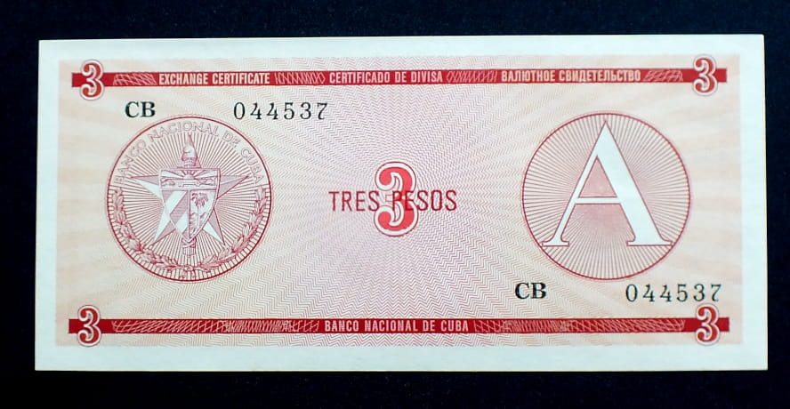 3 peso KUBA - A