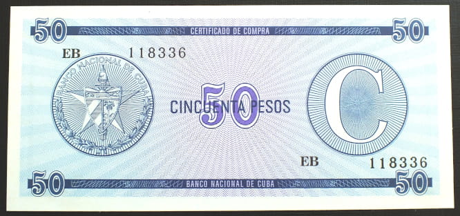 50 pesos KUBA - C