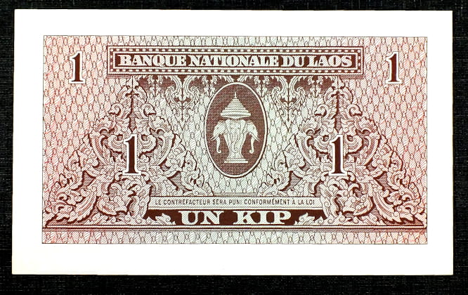 1 Kip - Laos 1962 r.