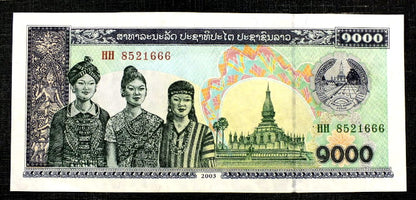 1000 Kip - Laos 1998 r.