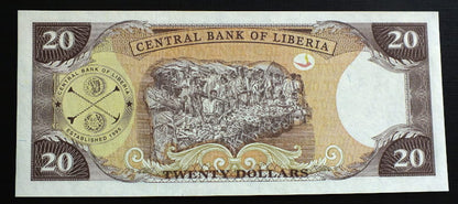 20 Dolarów - Liberia