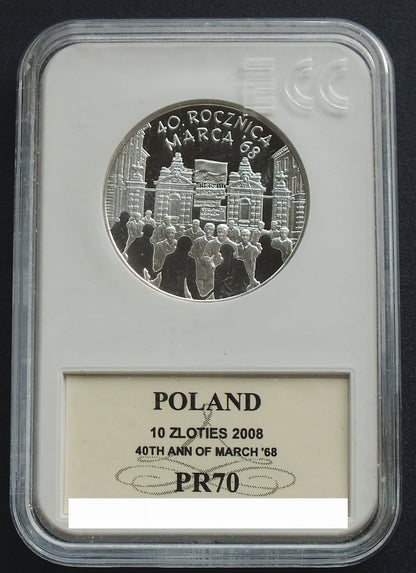 10 zł 40. rocznica Marca ’68