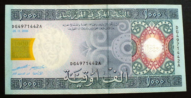 1000 Ouguiya - Mauretania