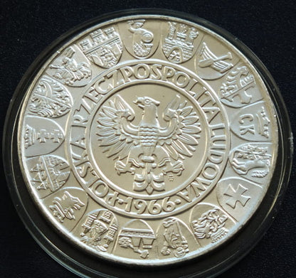 100 zł Mieszko i dąbrówka 1966
