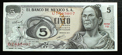 5 Pesos - Meksyk  1971 r.