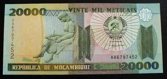 20000 Meticais - Mozambik