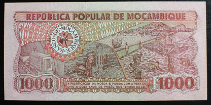 1000 Meticais - Mozambik
