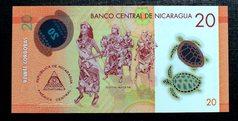 20 Cordobas - Nikaragua 2014 r.