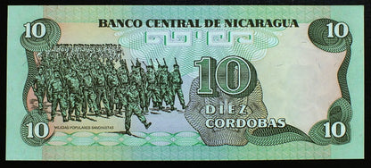 10 Cordobas - Nikaragua 1985 r.
