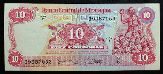 10 Cordobas - Nikaragua 1979 r.