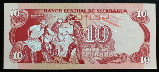 10 Cordobas - Nikaragua 1979 r.