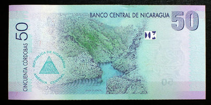 50 Cordobas - Nikaragua