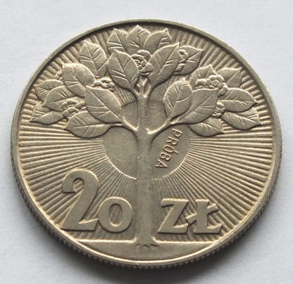 20 zł Kwitnące Drzewo Próba
