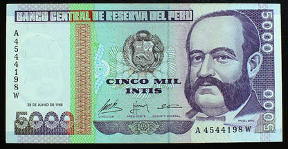 5000 Intis - PERU