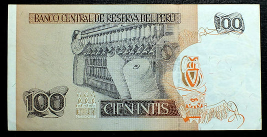 100 Intis - Peru