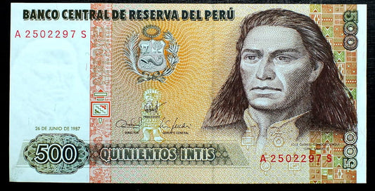 500 Intis - PERU