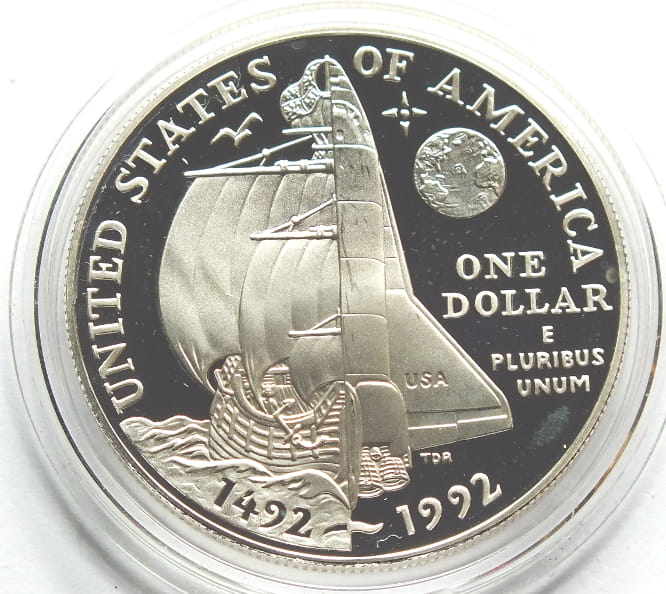 1 USD Columbus Quincentenary P -  UNC