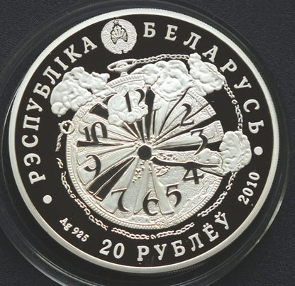 20 rubli Białoruś  65. rocznica zwycięstwa w Wielkiej Wojnie Ojczyźnianej 2010