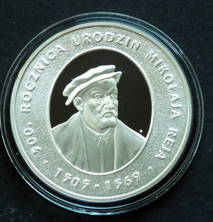 10 zł Mikołaj Rej (1505-1569) – 500. rocznica urodzin