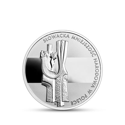 Moneta 10 zł Słowacka mniejszość narodowa w Polsce