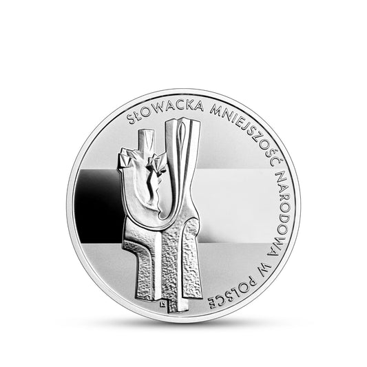 Moneta 10 zł Słowacka mniejszość narodowa w Polsce