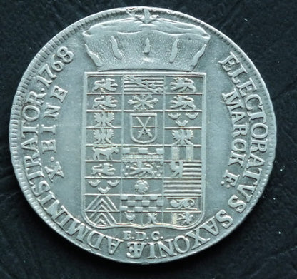 Saksonia/Polska, Ksawery, talar 1768 EDC, Drezno