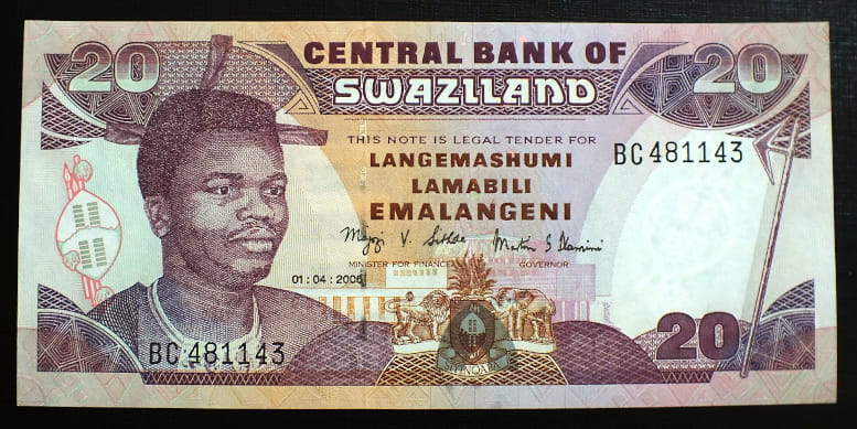 20 Emalangeni - Swaziland