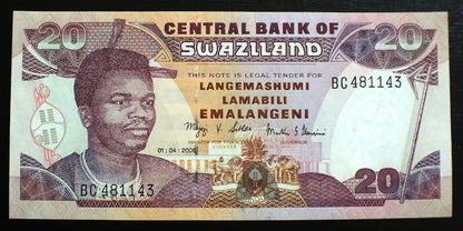 20 Emalangeni - Swaziland