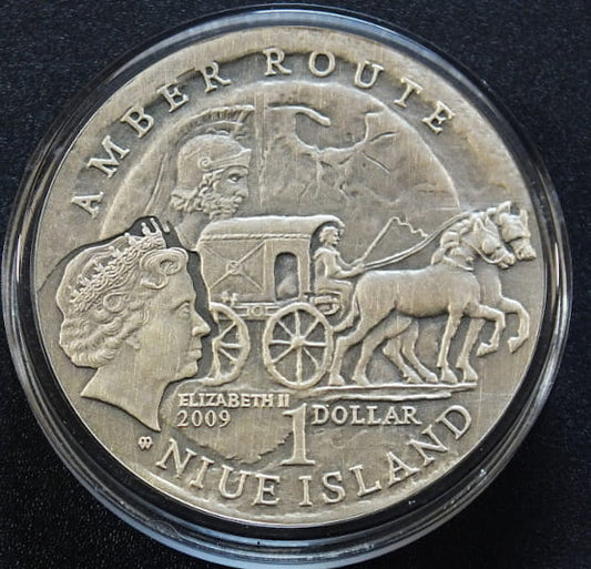 1 dolar Szlak Bursztynowy - Elbląg 2009 NIUE