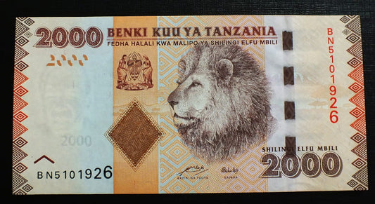 2000 Szylingów - Tanzania
