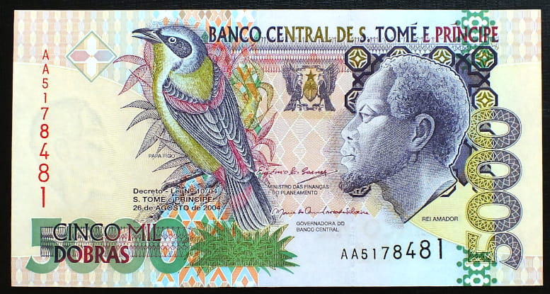 5000 Dobras - Saint Thomas & Prince