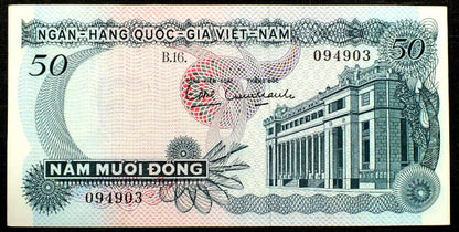 50 Dong - Wietnam Południowy 1969 r.