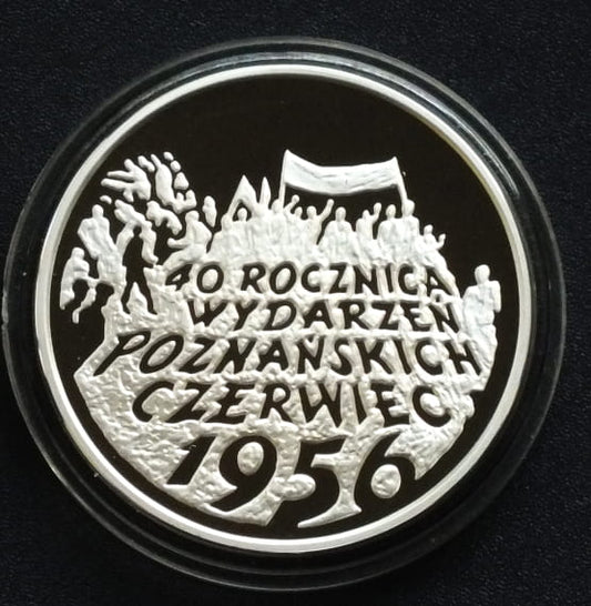 10 zł 40. rocznica wydarzeń poznańskich 1956 r.