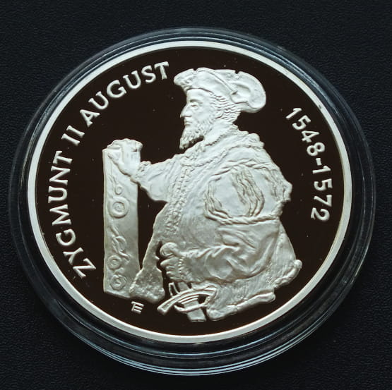 10 zł Zygmunt II August (1548 - 1572) - półpostać