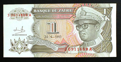1 Nouveau Likuta - ZAIR 1993 r.