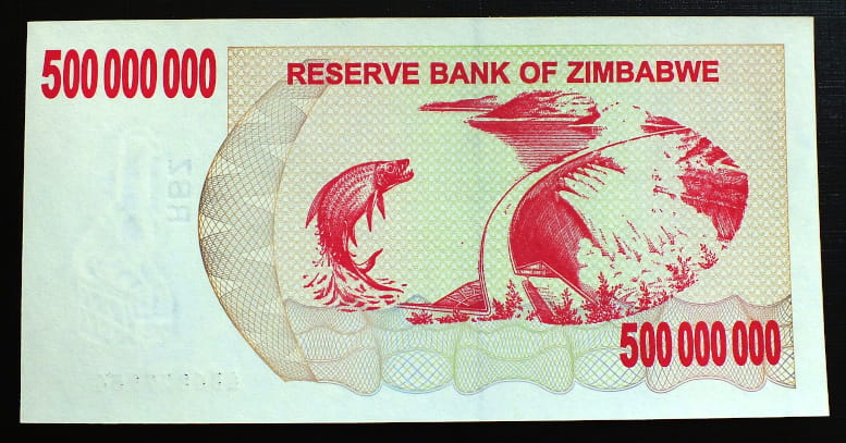 500 000 000 Dolarów - Zimbabwe
