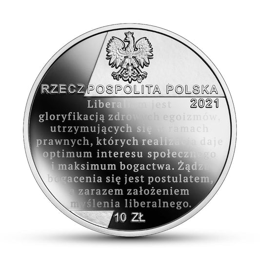 Moneta 10 zł Wielcy polscy ekonomiści – Ferdynand Zweig